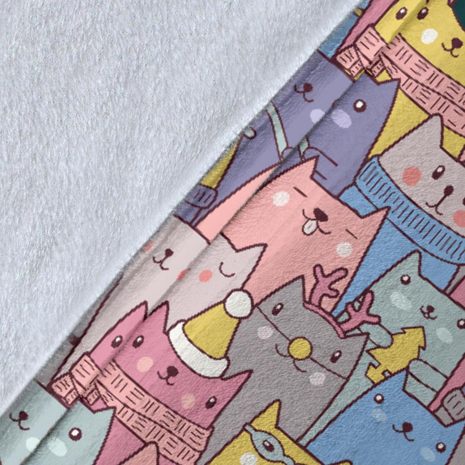 Cat Blanket Cat Throw Blanket Cat Fleece Blanket Cat Adult Etsy