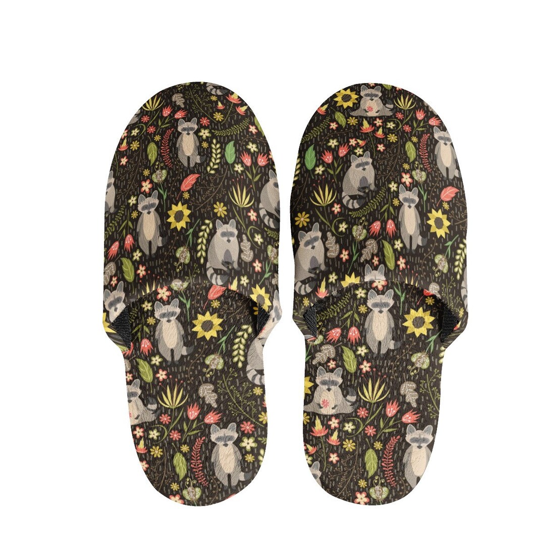 racoon slippers