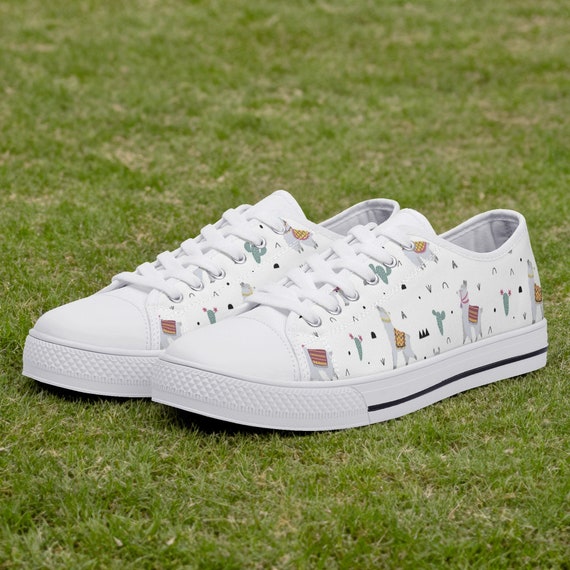 Shoes with llamas on them deals
