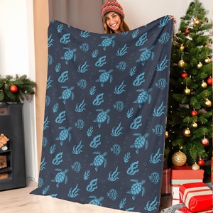Turtle Blanket, Turtle Throw Blanket, Turtle Fleece Blanket, Turtle Kid Blanket, Turtle Adult Blanket