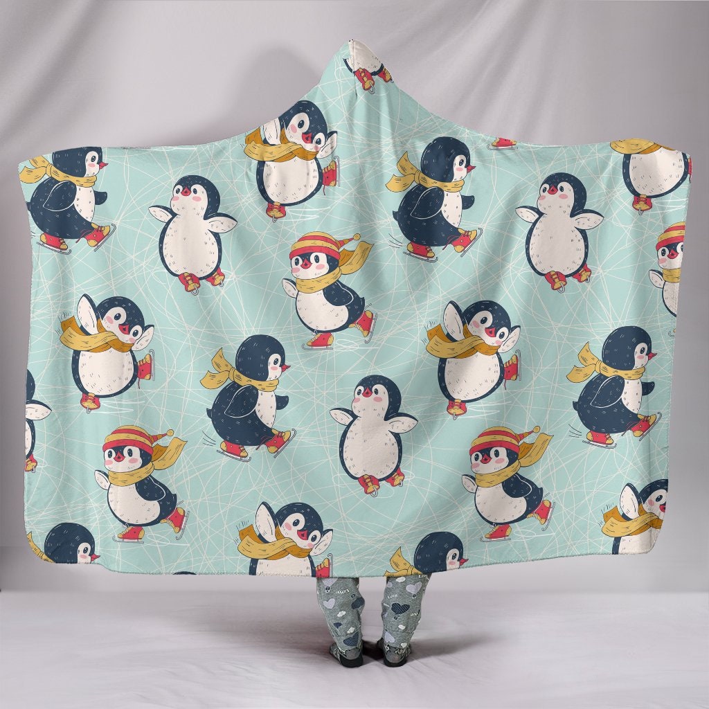 Penguin Hooded Blanket | Penguin Blanket