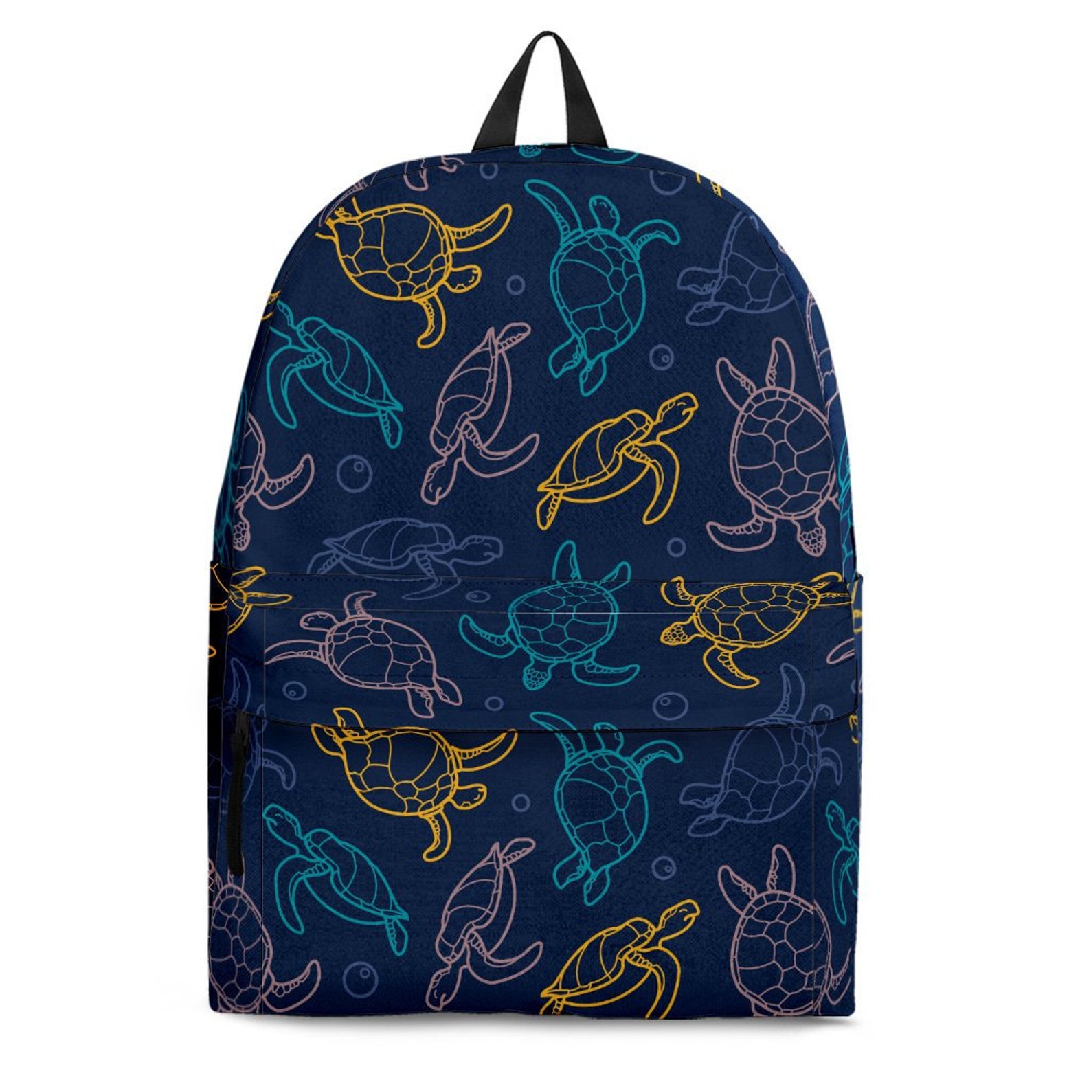 Personalized Turtle Backpack Backpack Rucksack Backpack Etsy