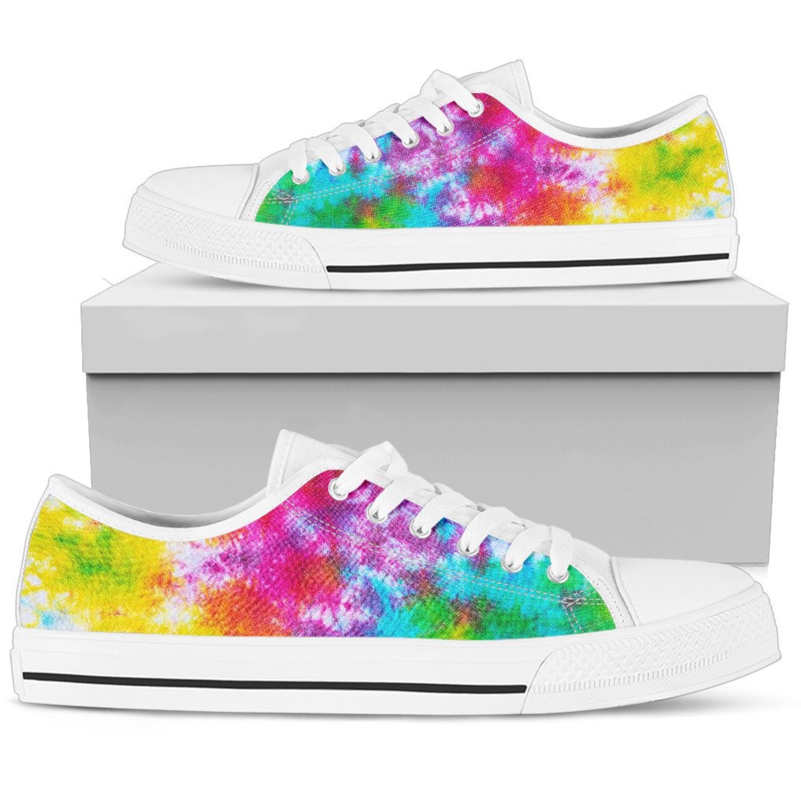 tie dye bobs shoes
