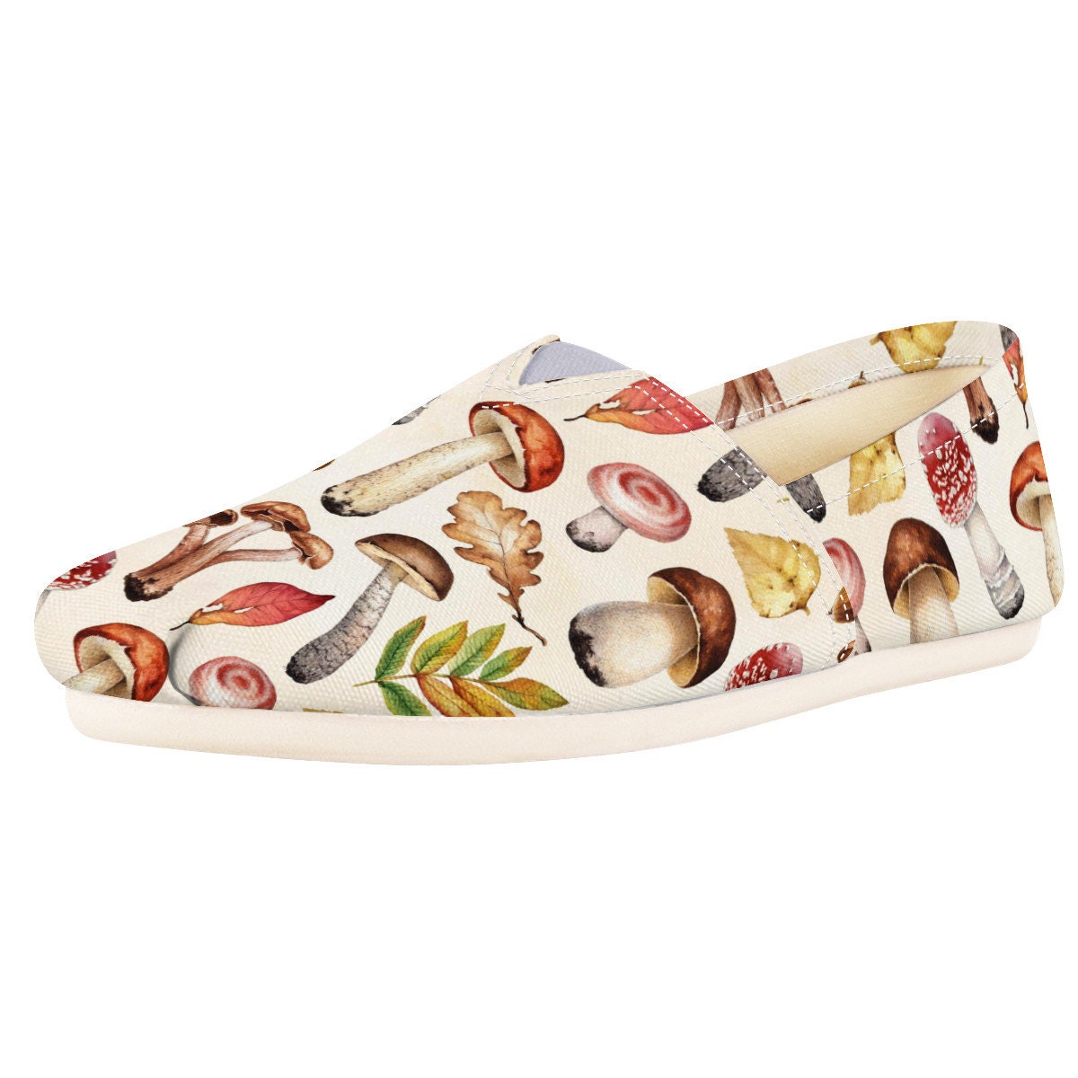 Mushroom Shoes Mushroom Women Shoes Shoes With Mushroom Etsy