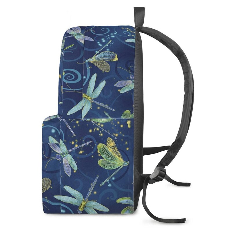 Personalized Dragonfly Backpack – Custom Name Kids School Bag, Nature Insect Rucksack image 4