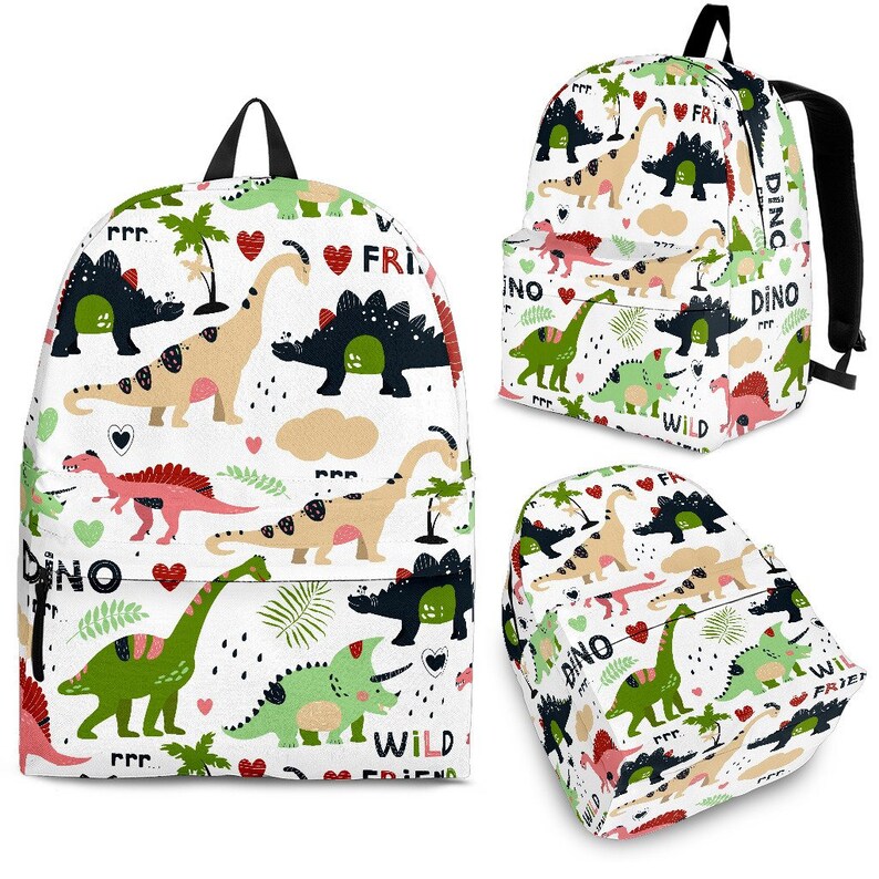 Dinosaur Backpack Dinosaur Rucsack Dinosaur Backpack Kids Etsy
