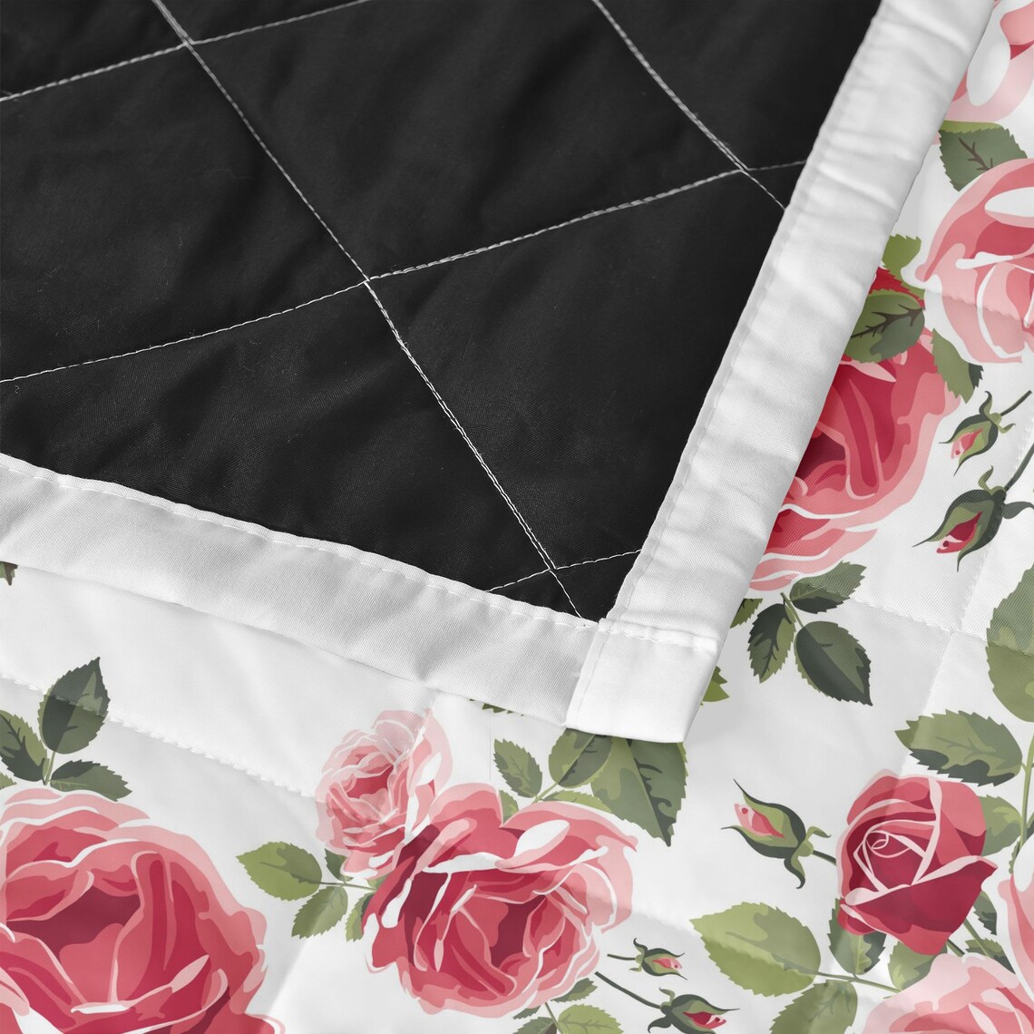 Rose Quilt Rose Quilt Sets Rose Quilt Bed Sets Rose Quilt Etsy