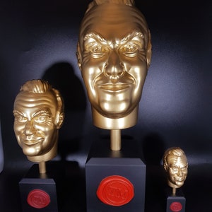 Replica Task Master-trofee (gratis kleine trofee bij aankoop van elke trofee van 44 cm)