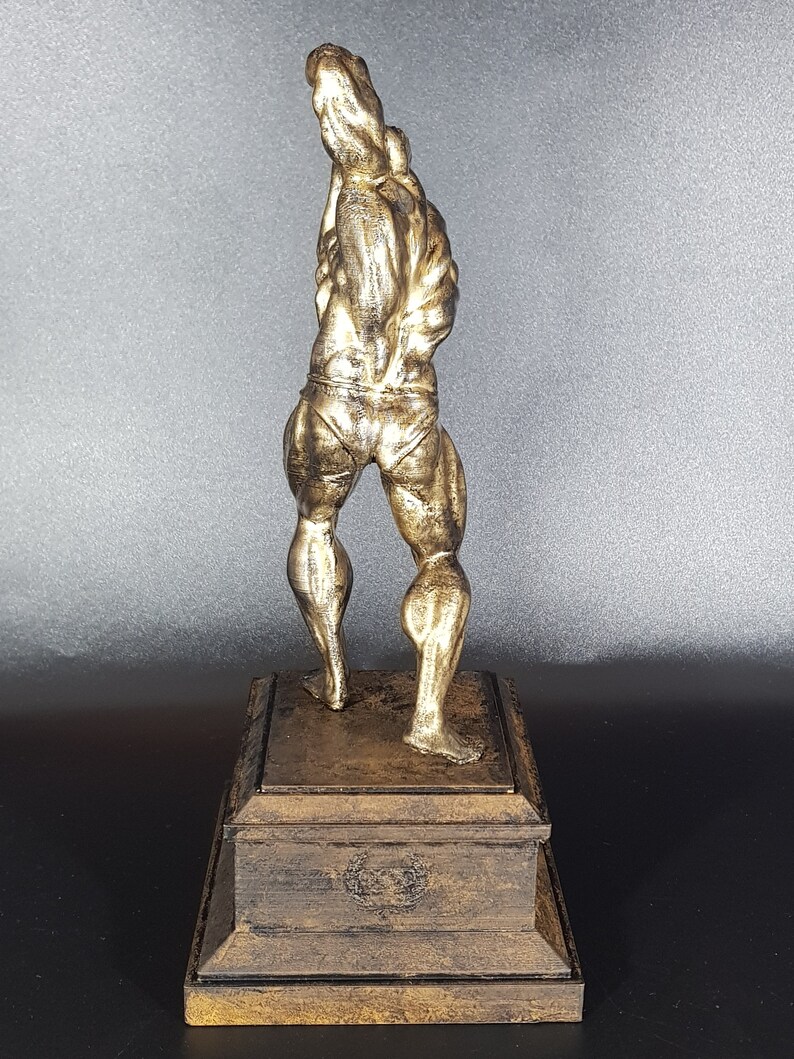 Body Building Statue Trophy Etsy