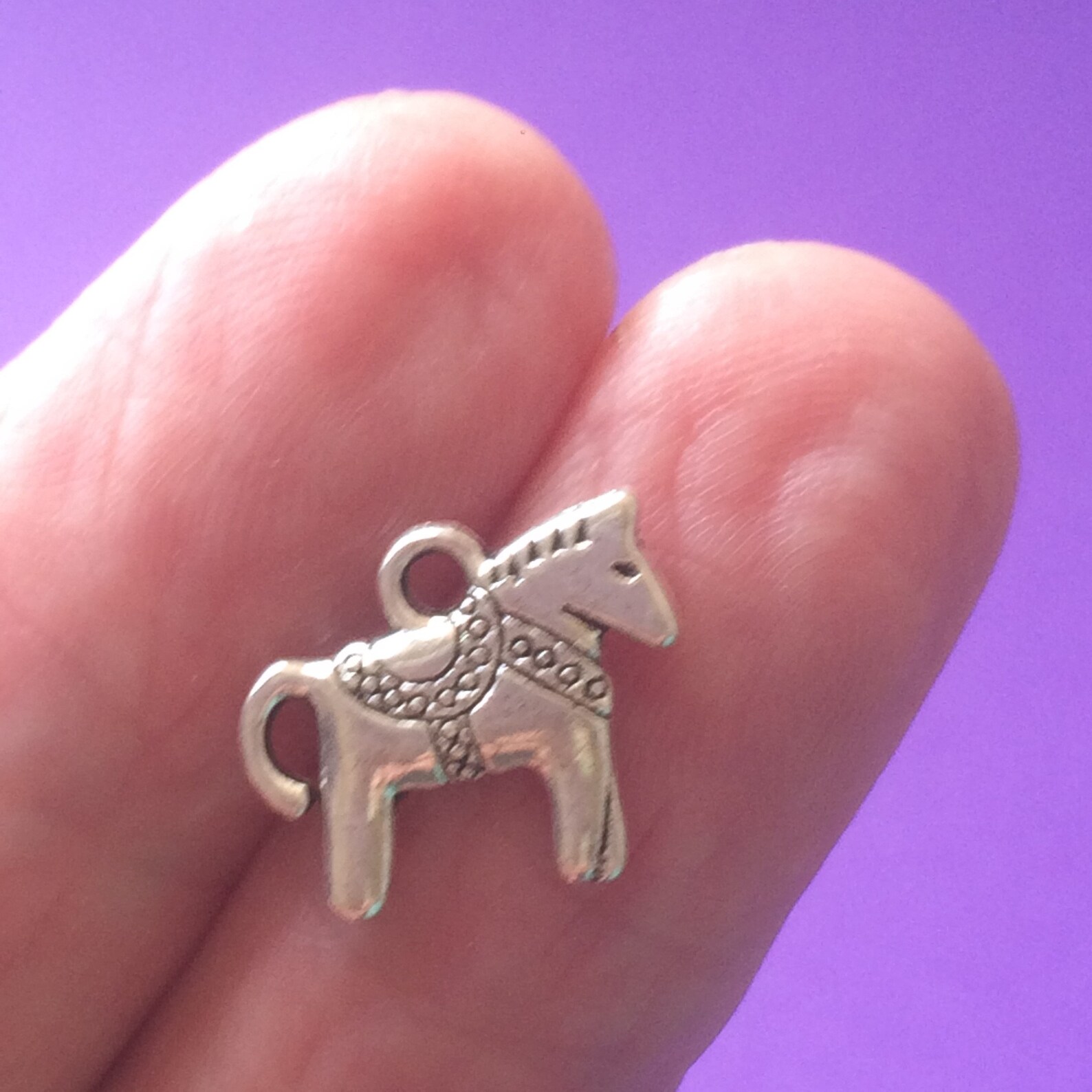 4 Dala Horse Charms Swedish Horse Charms Jewelry Supply Etsy UK