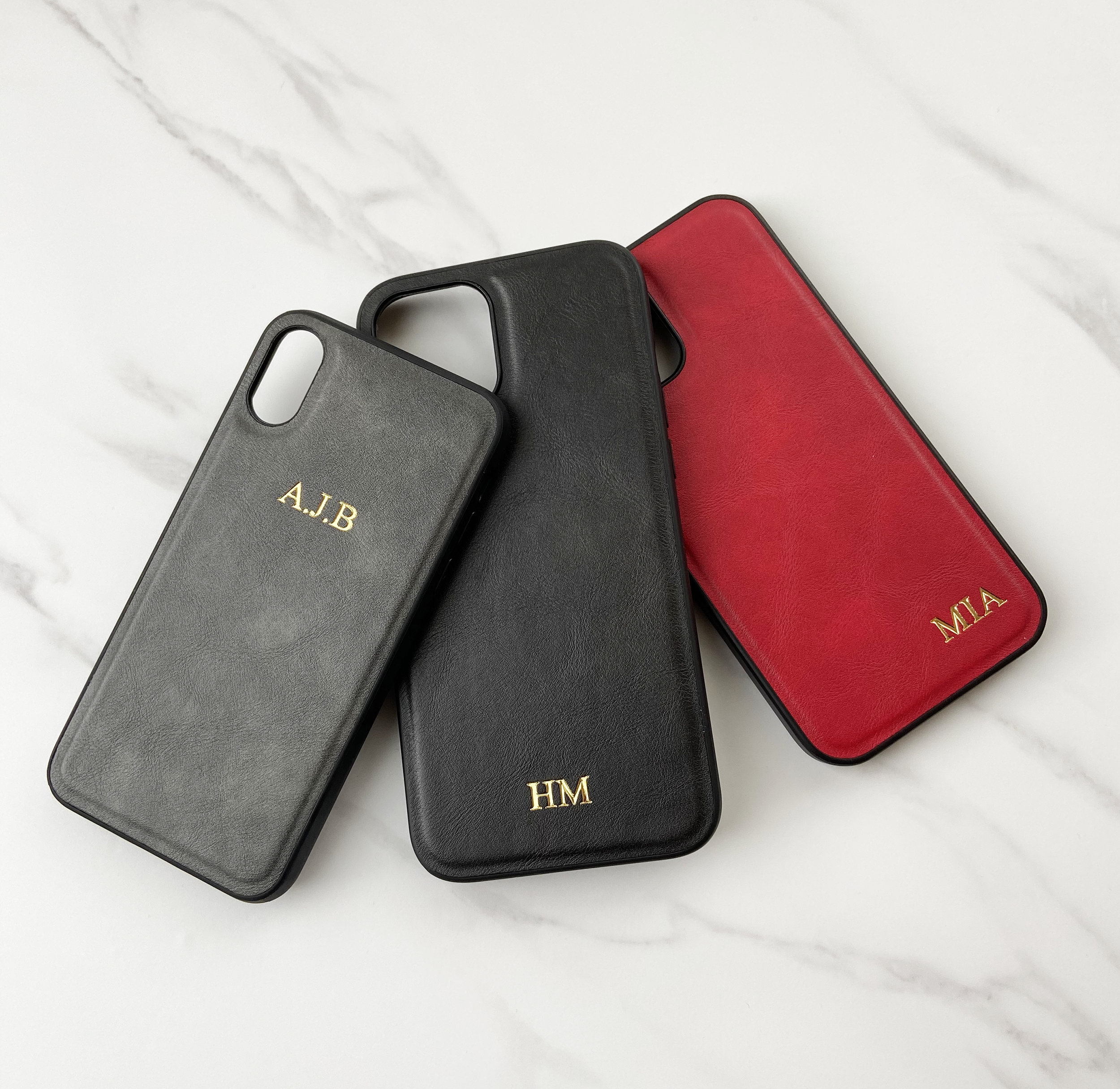 Iphone 12 Leather Case Initials  Leather Phone Case Initials - Leather  Luxury Pu - Aliexpress