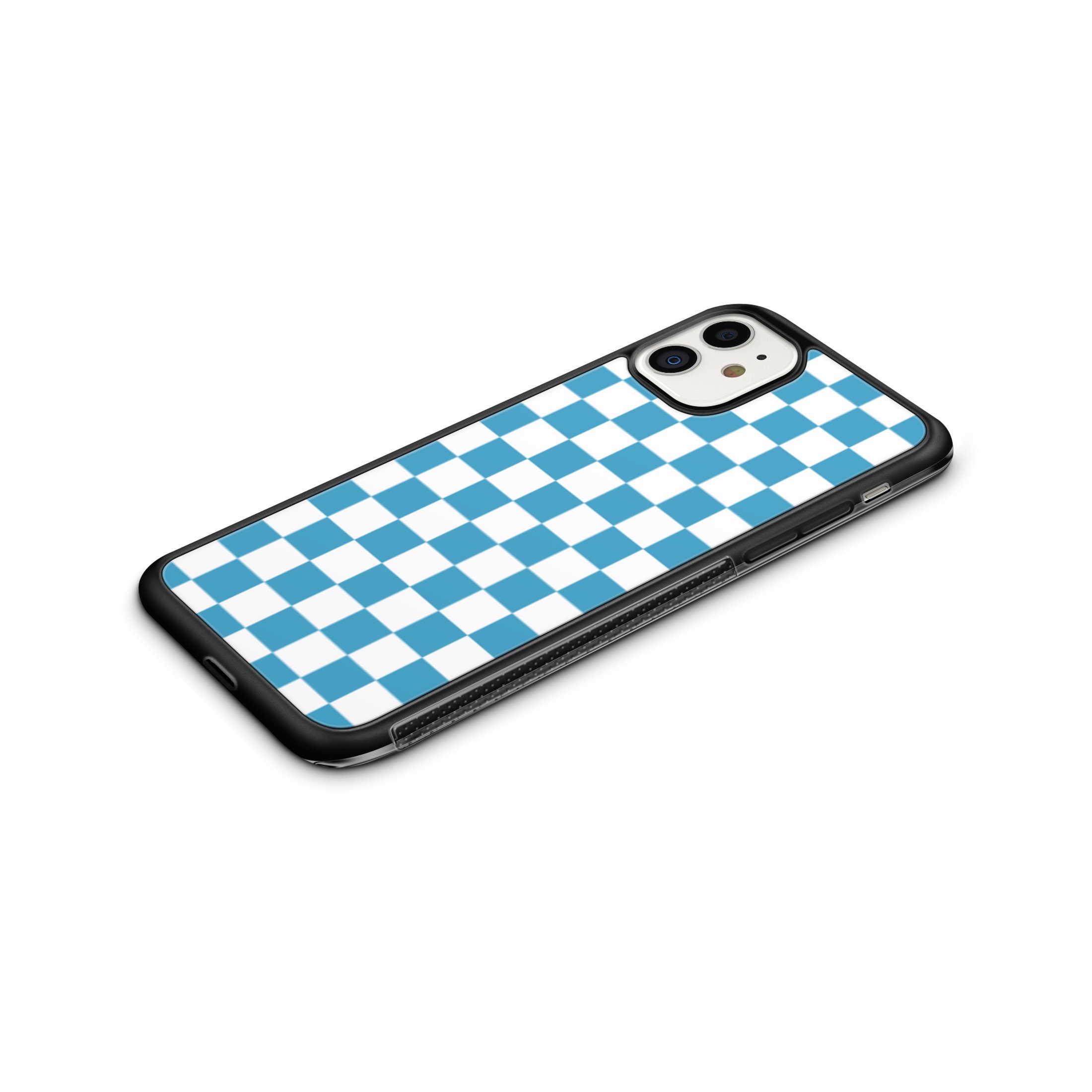 Blue Checkered Phone Case / Iphone 7 Case / Iphone 7 Plus Case - Etsy