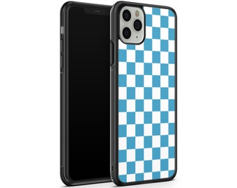 Blue Checkered Phone case / iPhone 7 case / iPhone 7 plus case / iPhone 8 case / iPhone 8 plus case / iPhone X case / iPhone 6 case /