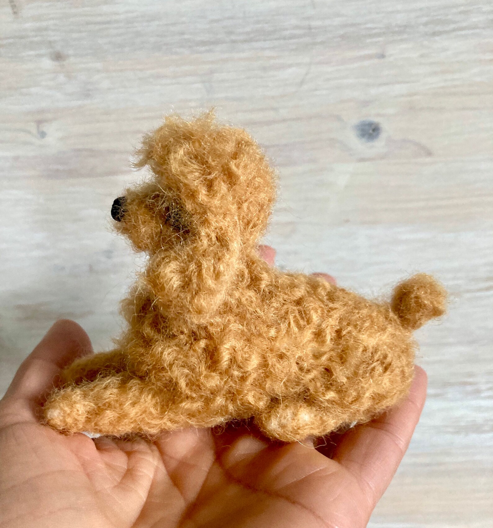 Needle Felted Poodle Dog Toy Poodle Wool Felt Toy Poodle Etsy