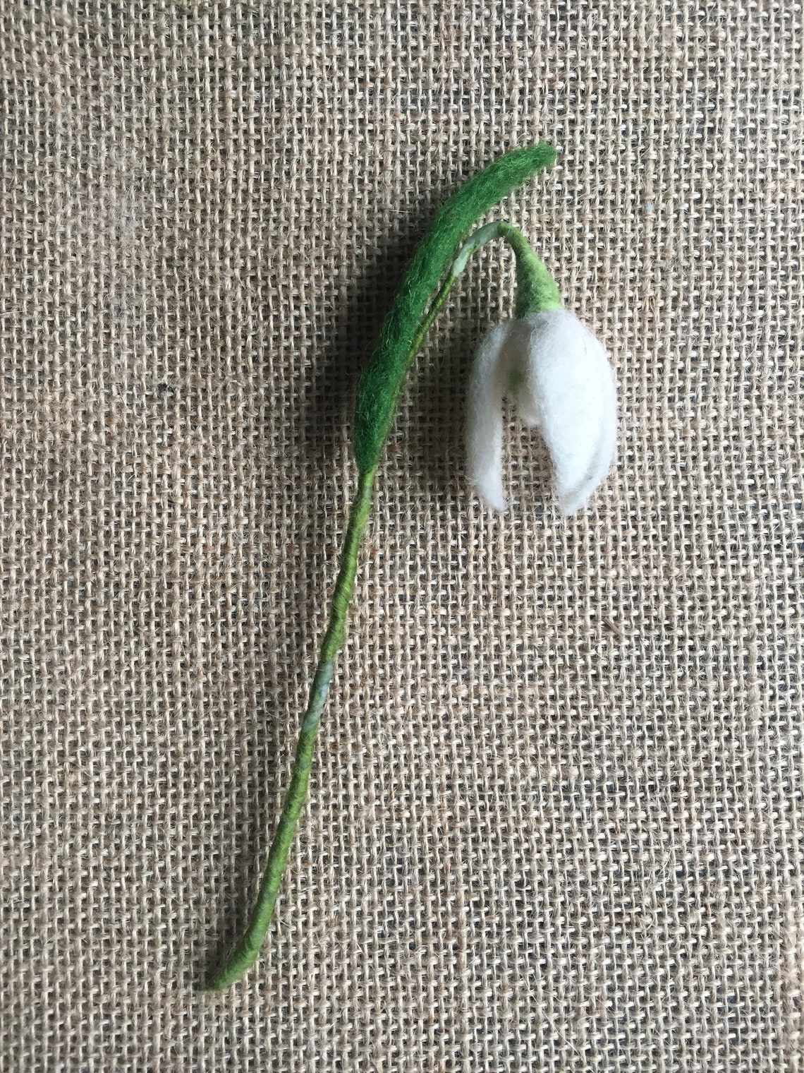 Handmade Bookmark Snowdrop Flower Book Lovers Gift Idea Felted - Etsy