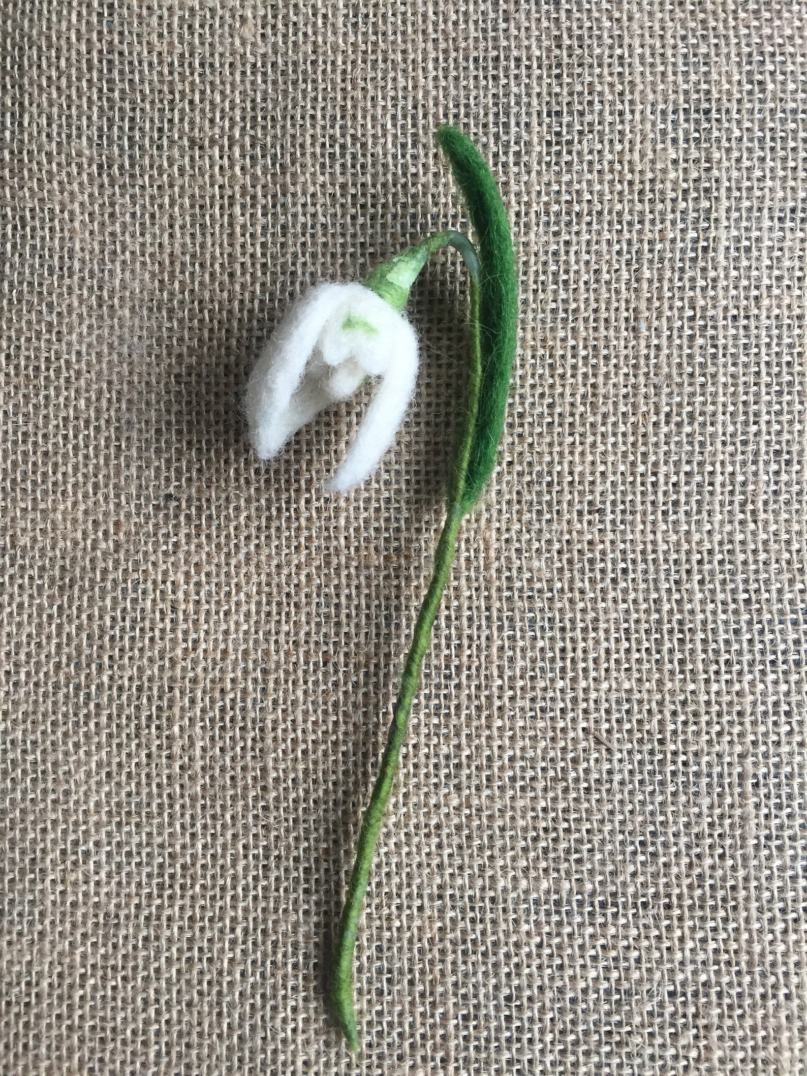Handmade Bookmark Snowdrop Flower Book Lovers Gift Idea Felted - Etsy