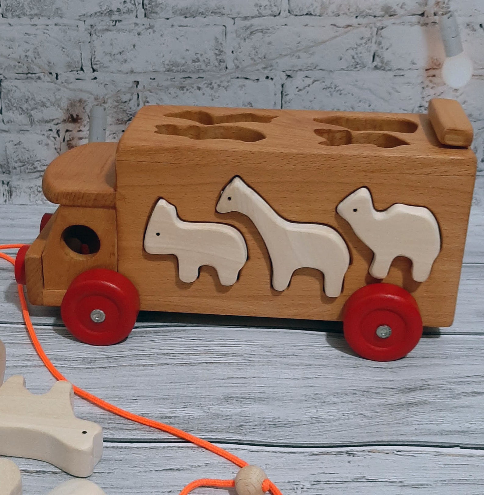 Wooden Toy Car Truck Shape Sorter Sorter Toy-wooden Toy | Etsy