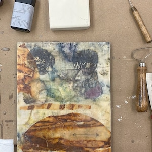 Encaustic Mixed Media and Collage E-Class