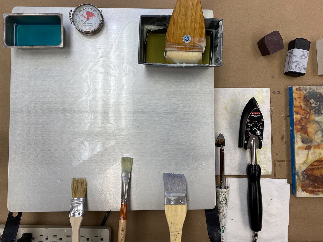 Basics of Encaustic Painting Online Class Etsy
