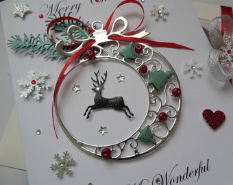 luxury xmas cards etsy