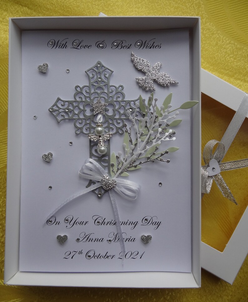 Personalised Luxury Handmade Christening/ Baptism/ Holy Etsy UK