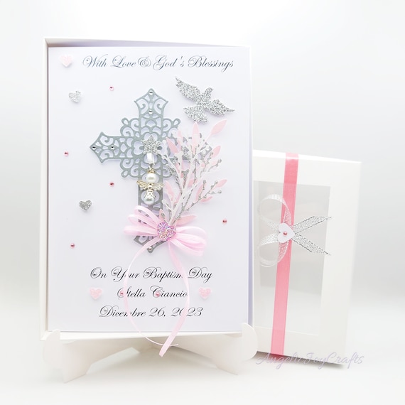 Christening Day Luxury Greeting Card Christening Day Luxury Greeting Card
