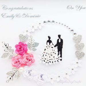 Handmade Personalised 3D Luxury Wedding Card / Anniversary Card With ...