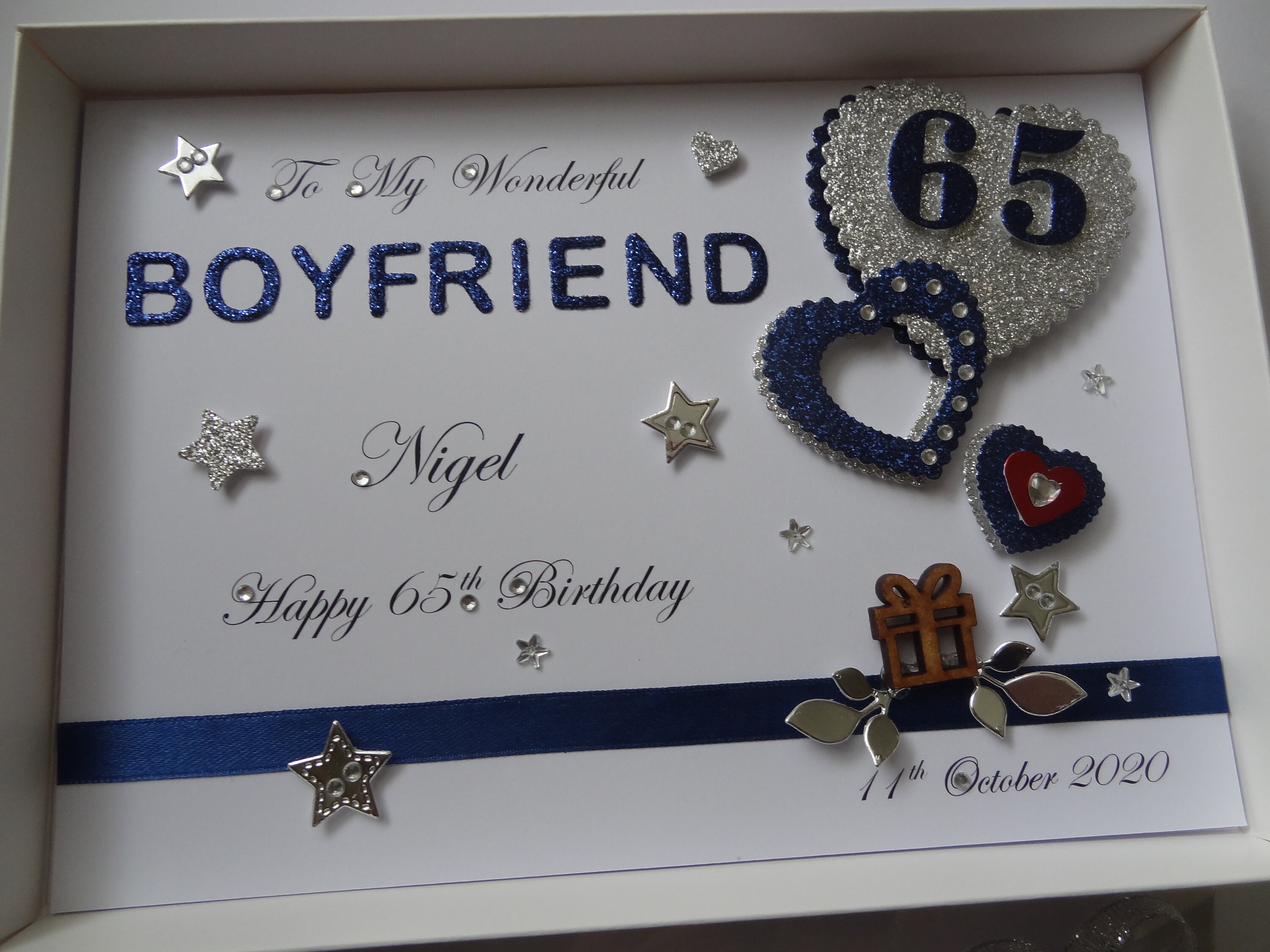 Handmade Personalised 3D Husband Son Dad Friend Birthday | Etsy