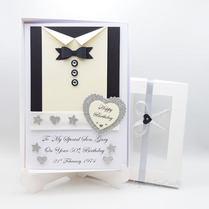 Handmade Personalised 3D Husband - Son - Dad - Friend Luxury Birthday ...