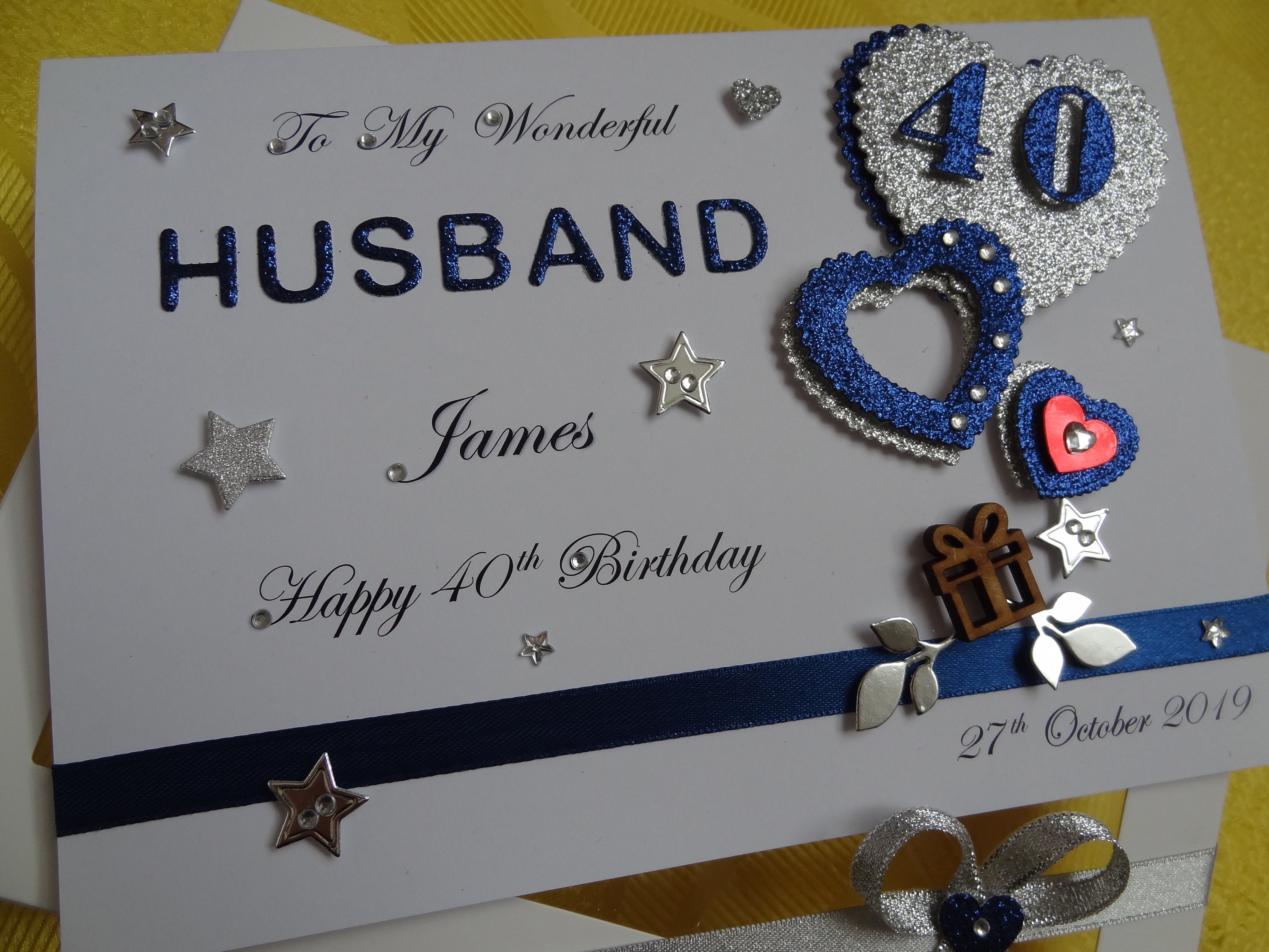Handmade Personalised 3D Husband Son Dad Friend Birthday | Etsy