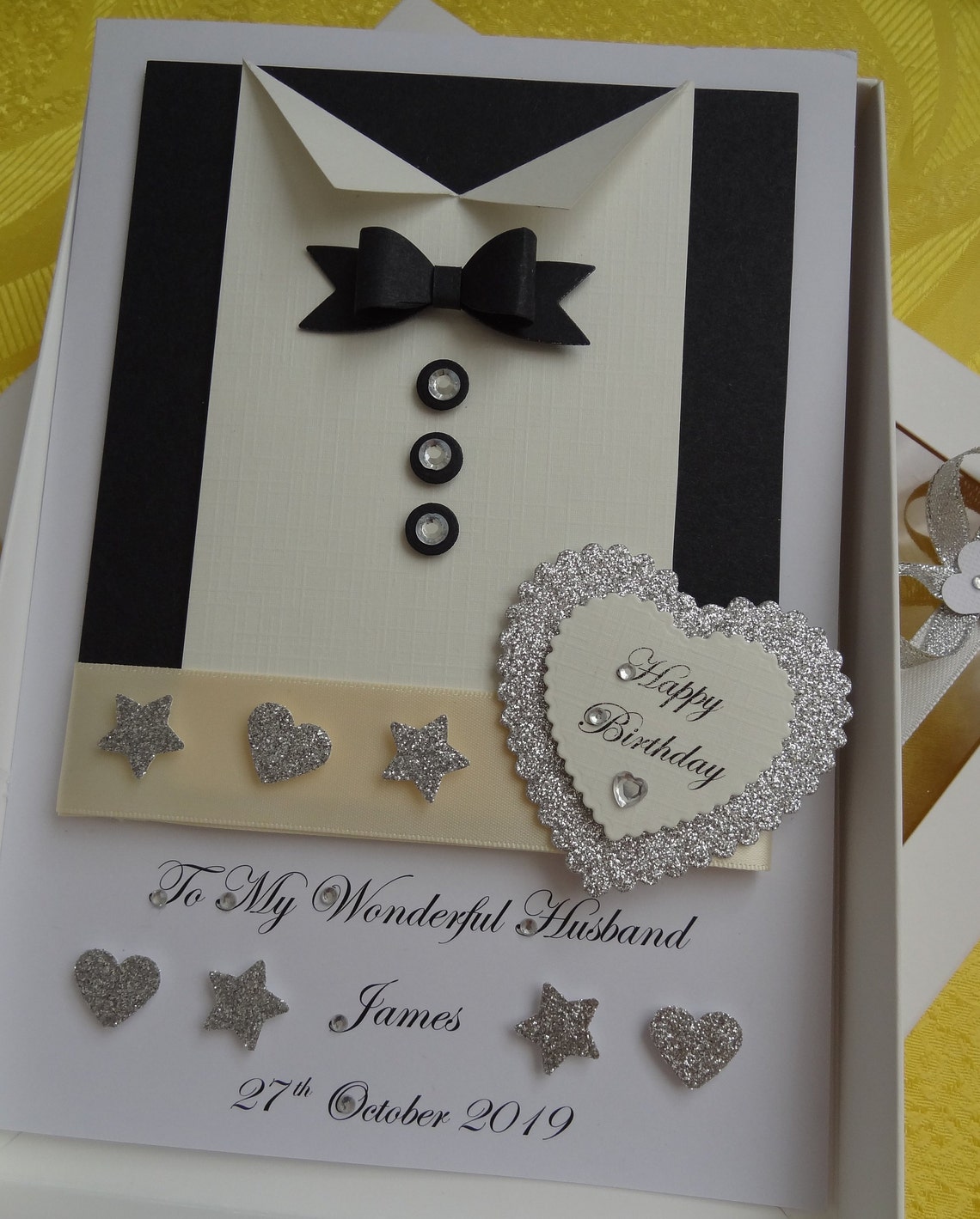 Handmade Personalised 3D Husband - Son - Dad - Friend Luxury Birthday ...