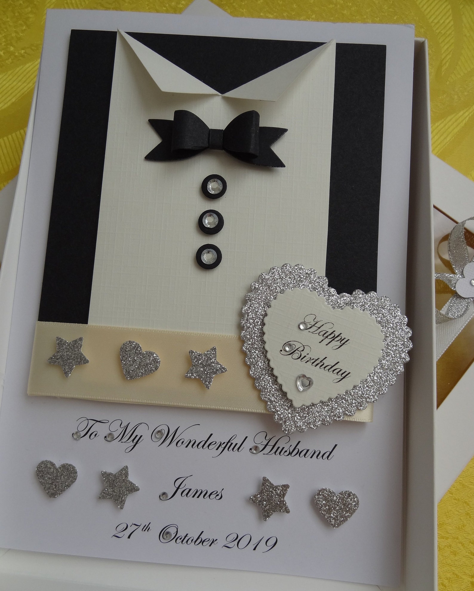 Handmade Personalised 3D Husband - Son - Dad - Friend Luxury Birthday ...