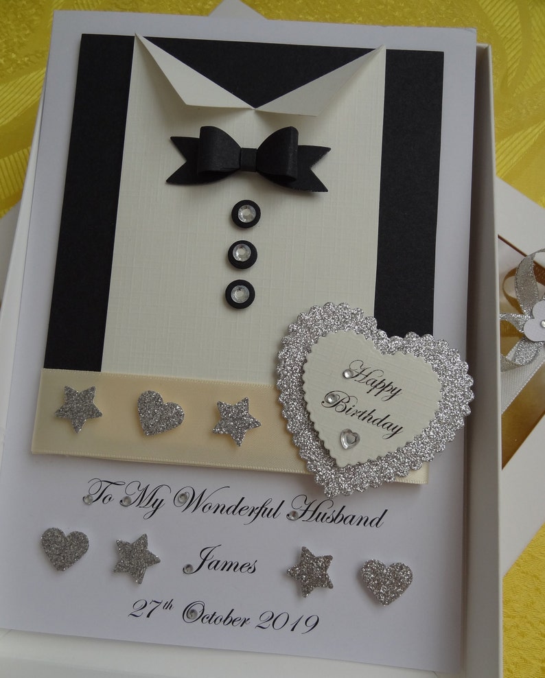 Handmade Personalised 3D Husband - Son - Dad - Friend Luxury Birthday ...