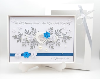 Handmade Personalised 3D Husband - Son - Dad - Friend Birthday Card with GIFT BOX