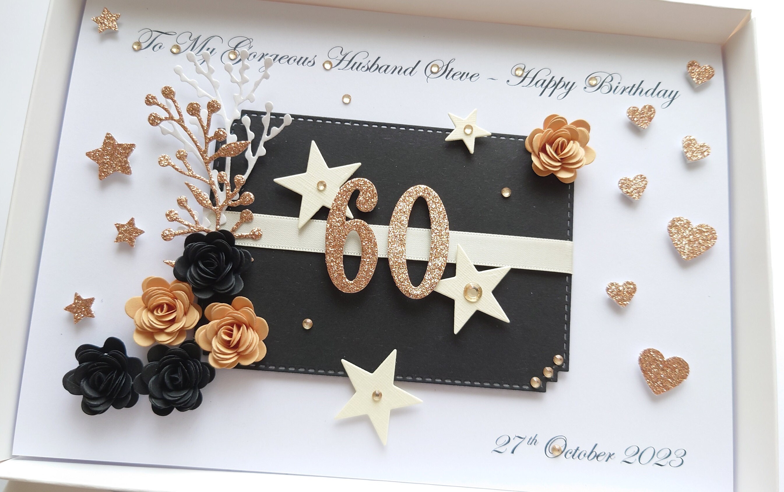 Handmade Personalised 3D Husband - Son - Dad - Friend Luxury Birthday ...