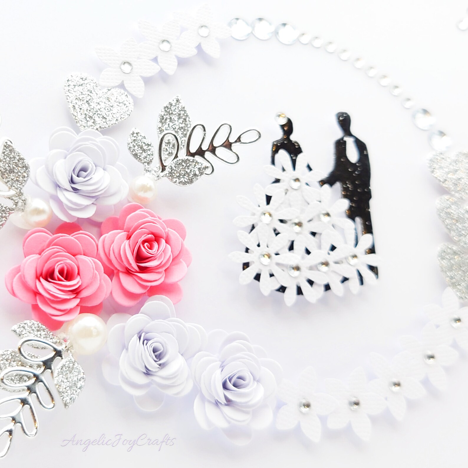 Handmade Personalised 3D Luxury Wedding Card / Anniversary Card With ...
