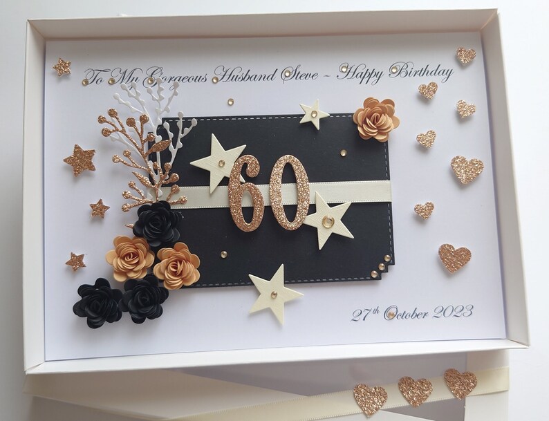 Handmade Personalised 3D Husband - Son - Dad - Friend Luxury Birthday ...