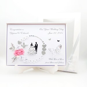 Handmade Personalised 3D Luxury Wedding Card / Anniversary Card With ...