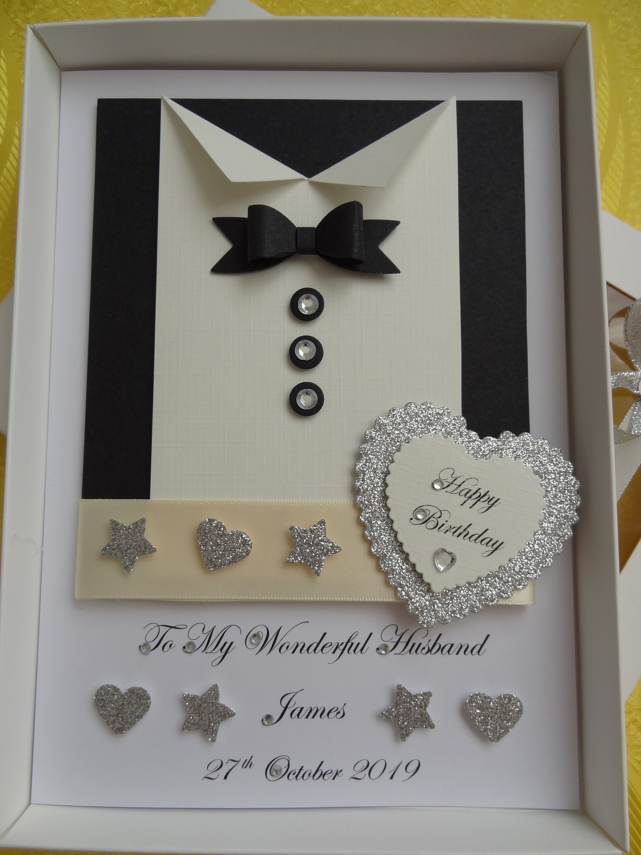 Handmade Personalised 3D Husband - Son - Dad - Friend Luxury Birthday ...