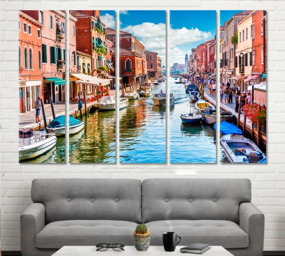 Venice Canvas Venice Wall Art Venice Wall Decor Venice Print Etsy