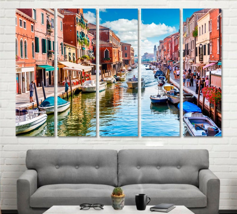 Venice Canvas Venice Wall Art Venice Wall Decor Venice Print Etsy