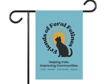 TNVR Garden Flag | Feral Felines | Community Cats