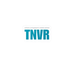TNVR Sticker | Trap Neuter Vaccinate Return | Cat Rescue Decal | Animal Advocacy | Community Cat Lover Sticker | Spay Neuter Awareness