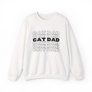 Cat Dad Crewneck Sweatshirt