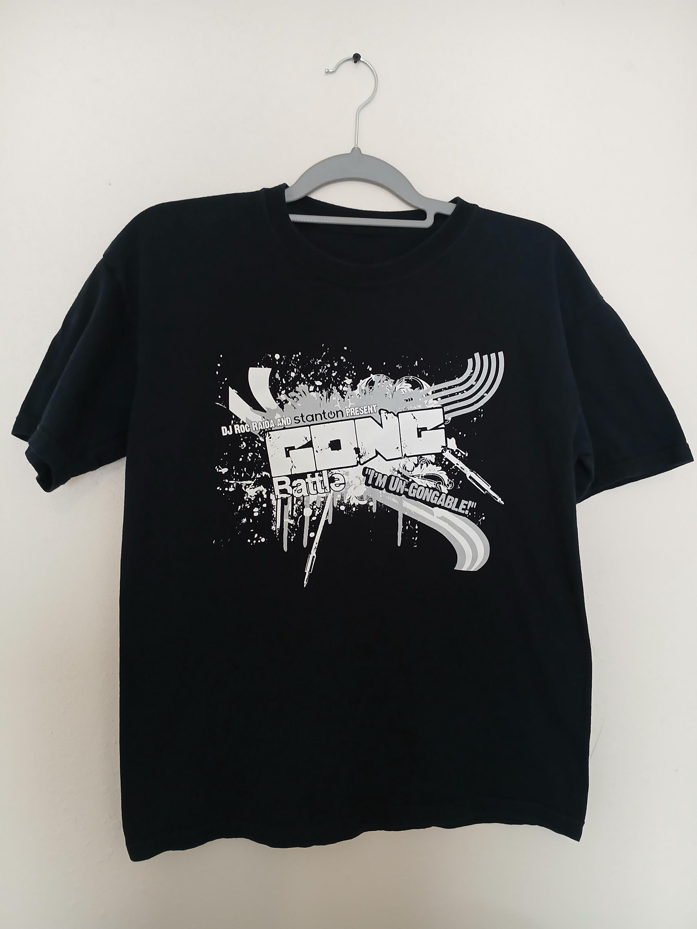 Medium Vintage Stanton Turntables T Shirt DJ Roc Raida Gong Battle