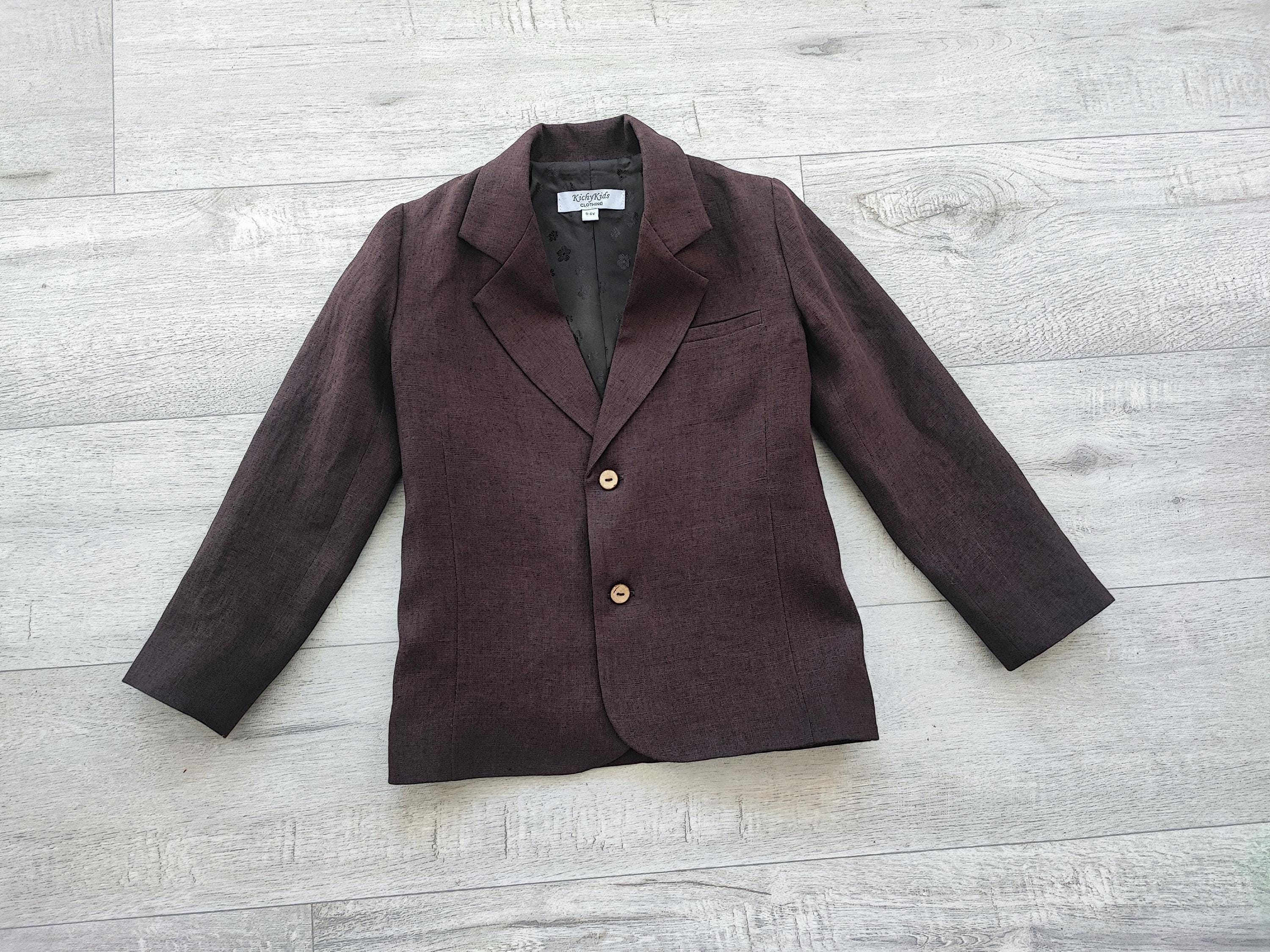 Veste Blazer Femme Vintage Française - Taille 10/12, Jaune, Polyester, Très Bon état !