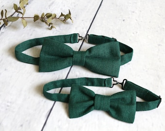 Father and son bow tie, Green children fly,  Page boy flie