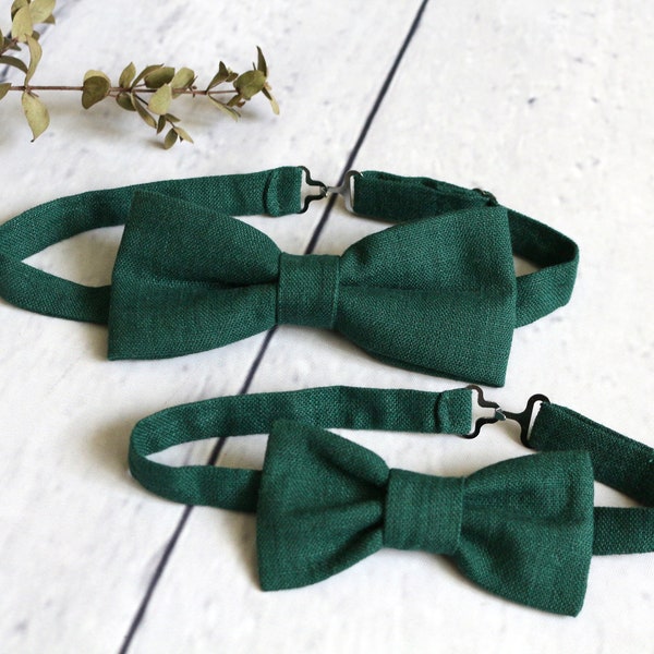 Father and son bow tie, Green children fly,  Page boy flie