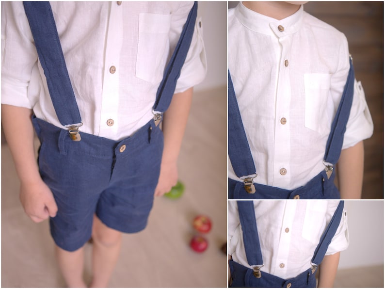 Toddler Boy Shorts Braces and Bow Tie Set Boys Short Set Etsy