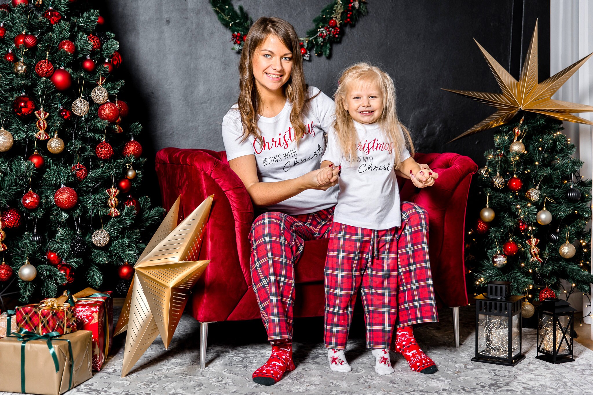 Kids Christmas Pants Etsy UK